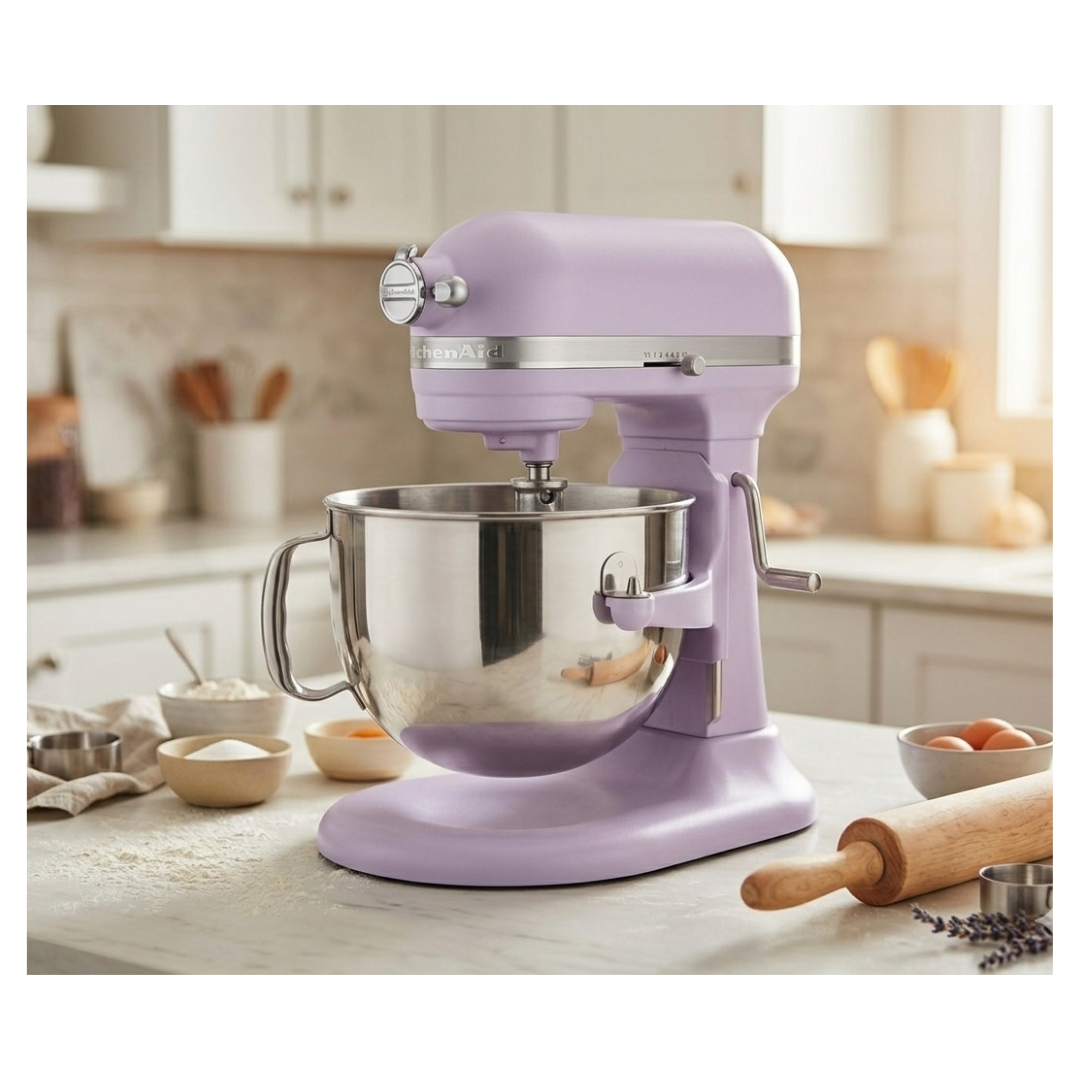 Batidora de Pedestal de 7 Cuartos de Galón (6.6 litros) WILFLOWER BLANCA KitchenAid