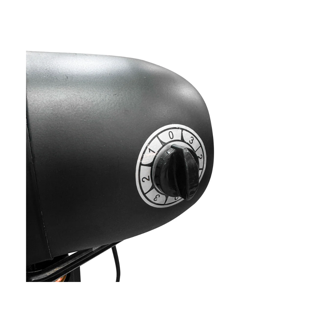 Ventilador Industrial de Pedestal 30" 3 Aspas Plásticas 150W Negro Powerfik