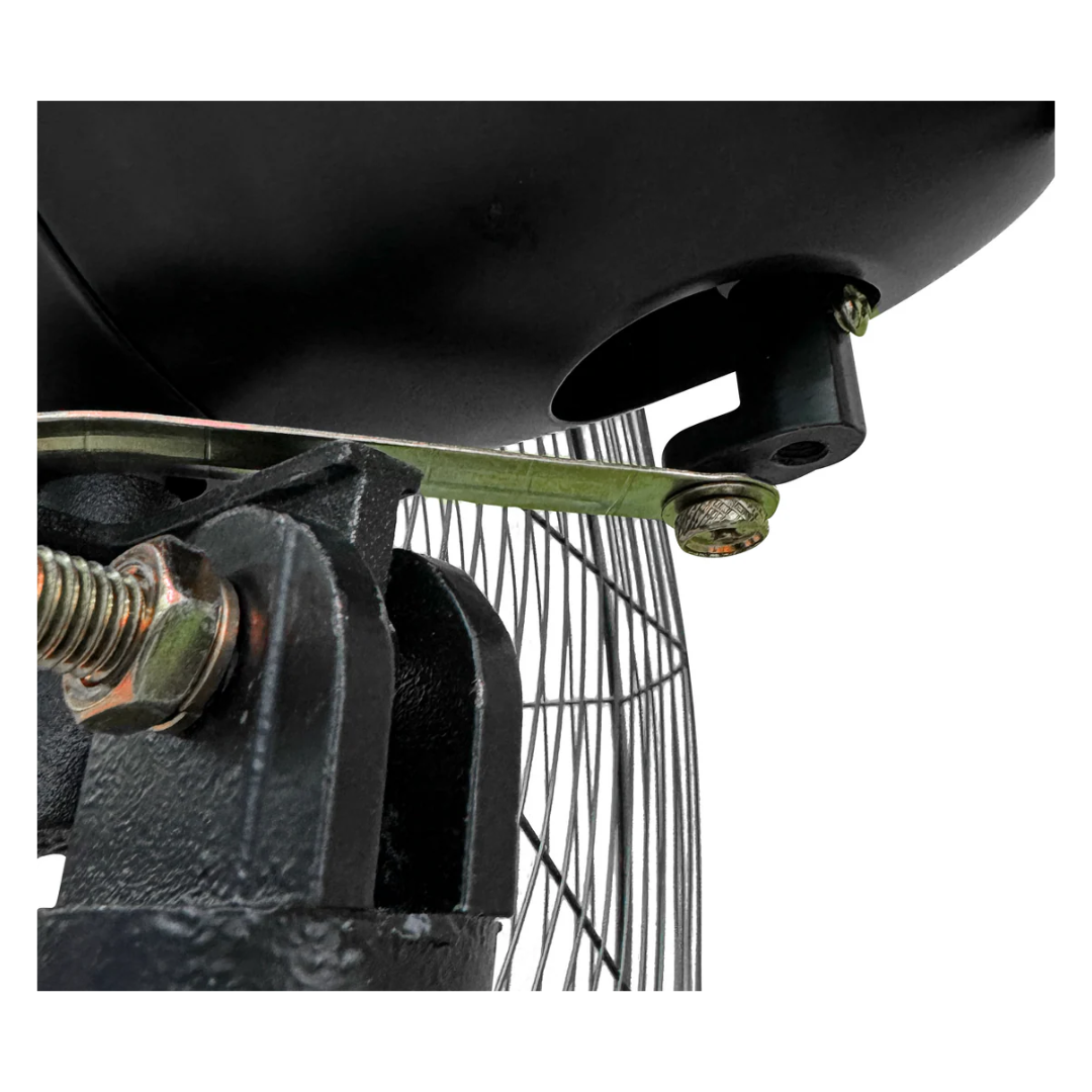 Ventilador Industrial de Pedestal 30" 3 Aspas Plásticas 150W Negro Powerfik