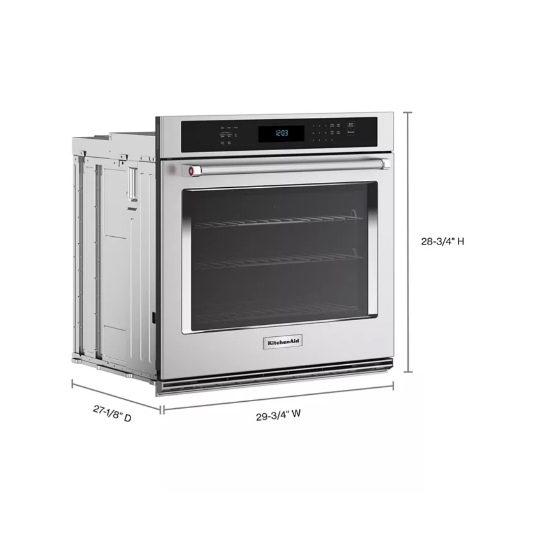Horno Eléctrico de 30" Para Empotrar Convección y Air frayer Kitchenaid