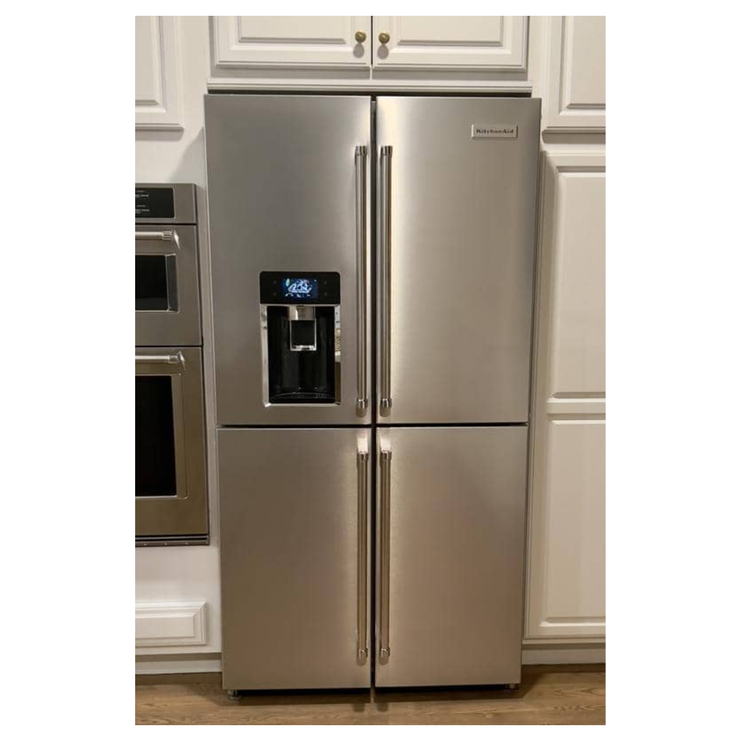 Nevera 4 Puerta 36" 20 Pies Cu Acero Inoxidable Estilo Frances Kitchenaid
