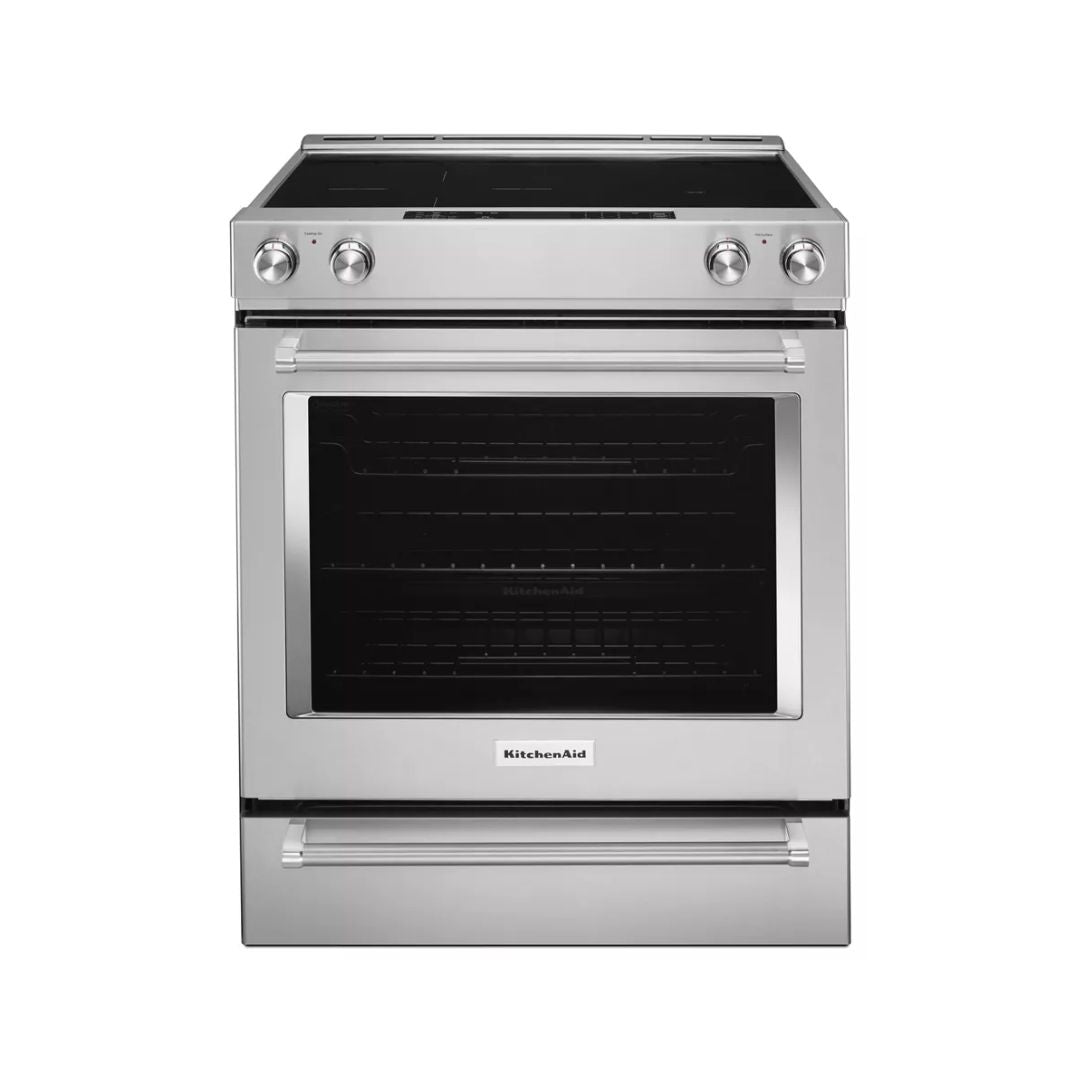 Cocina Eléctrica con sistema de Convección 30" Tope Vitrocerámica Kitchenaid