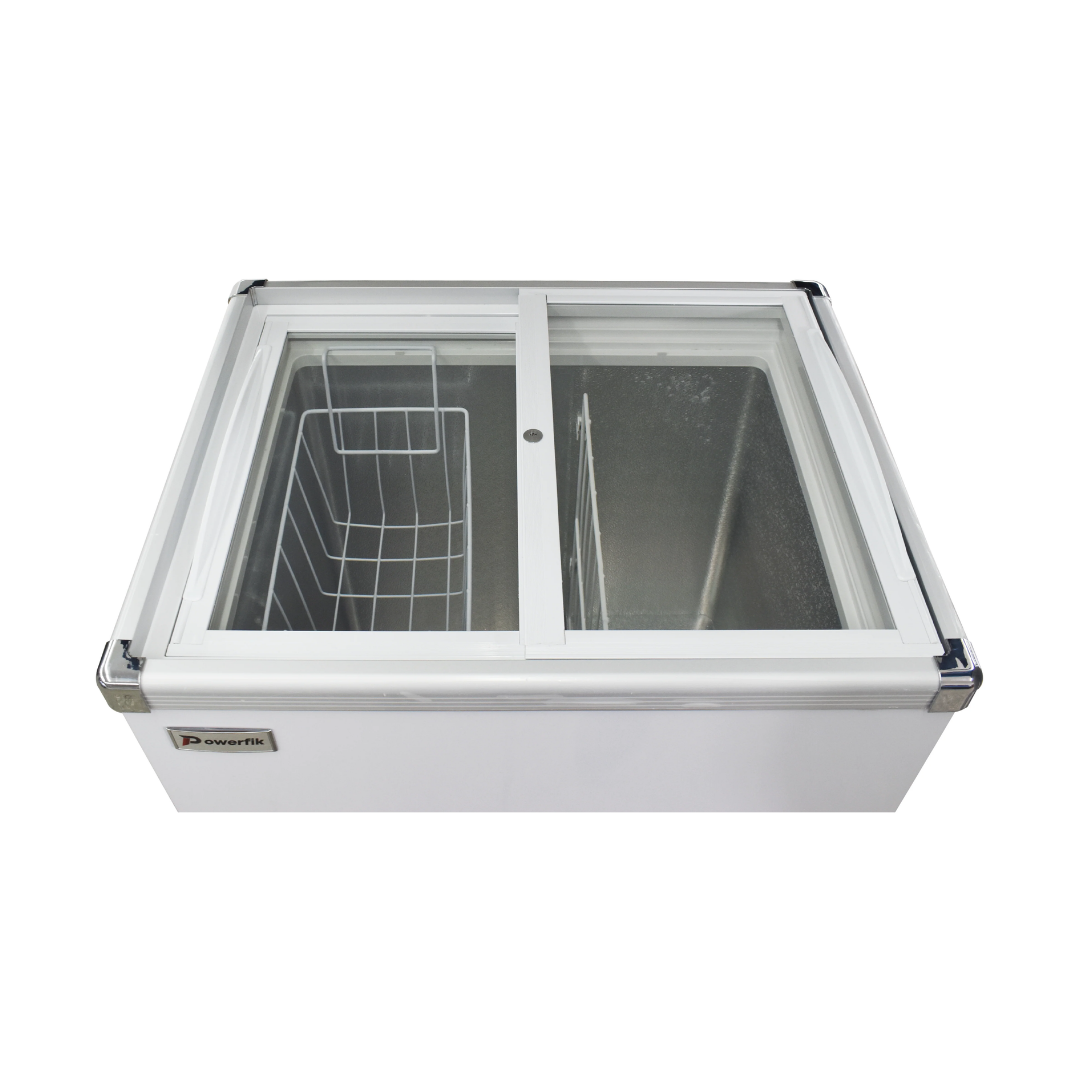 Congelador Exhibidor Horizontal Puerta Corrediza 100 L (55 cm) Powerfik