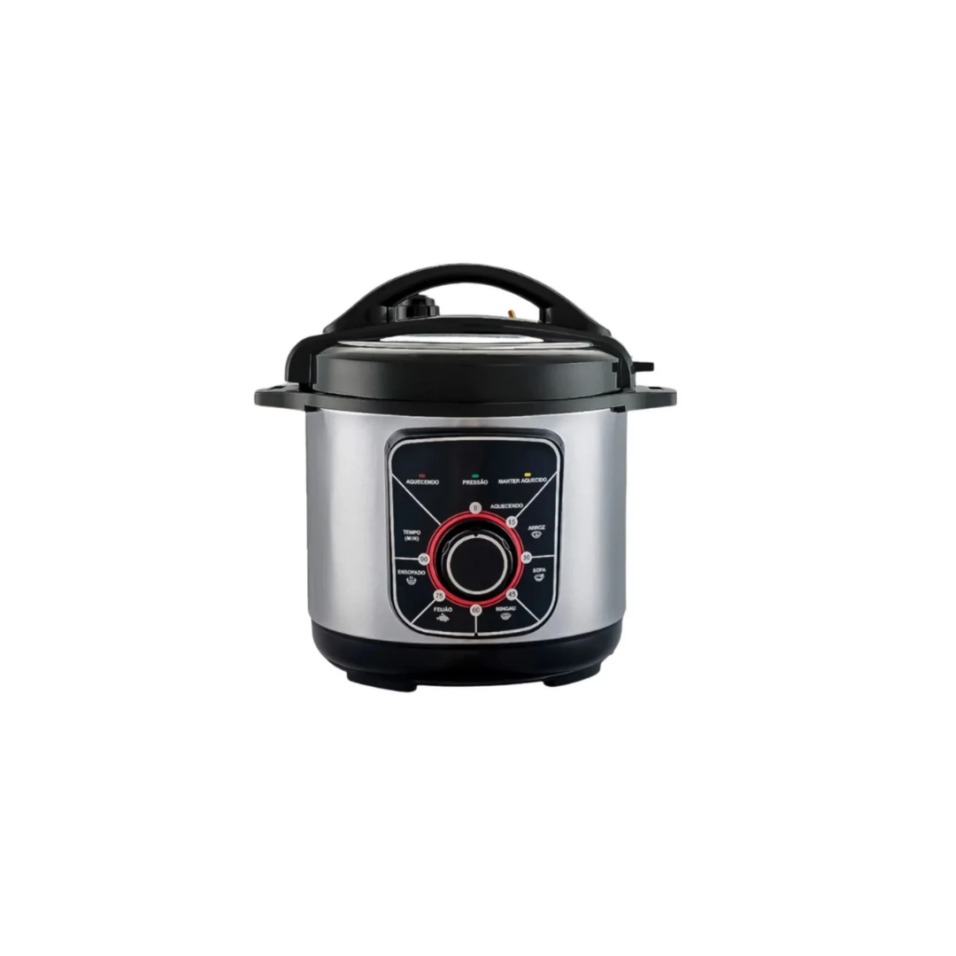 Olla Multifuncional 6 Litros Acero Inox 6 Programa de Cocción Lotus