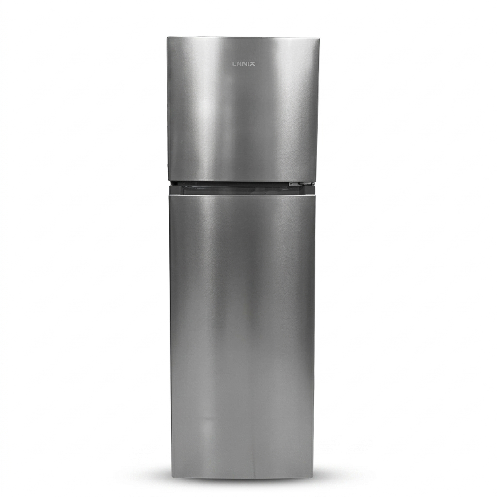 Nevera  2 Puerta Sin/Escarcha Acero Inoxidable 318 Litros Lanix