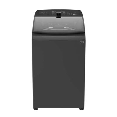 Lavadora Automática Carga Superior 20 Kilos Tapa de Cristal Gris Whirlpool