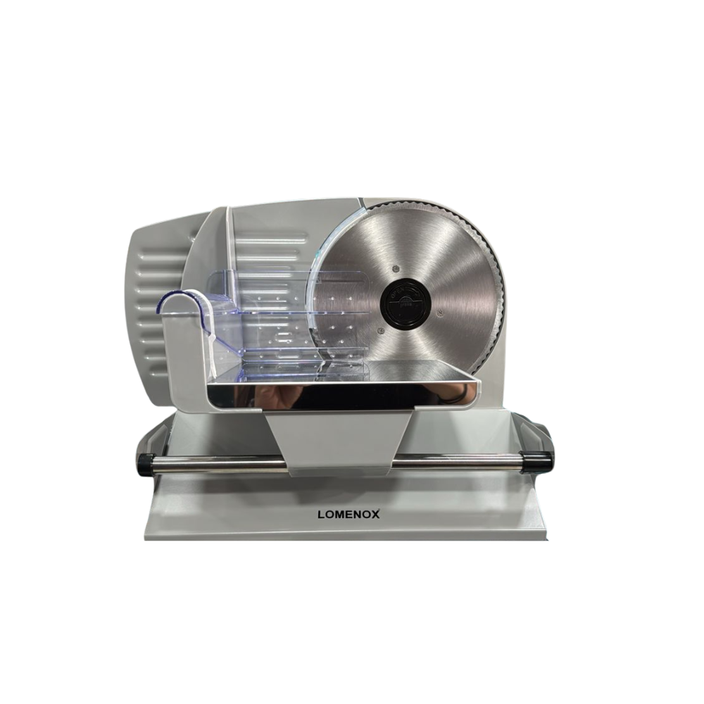 Rebanadora Eléctrica Acero Silver 150W 20Cm Lomenox