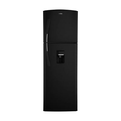 Nevera 2 Puertas 250 Litros Con Dispensador Negra Mabe