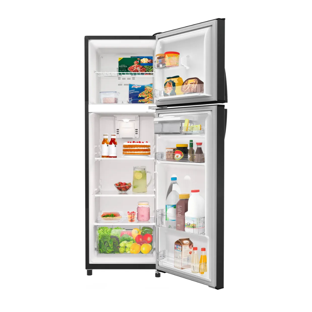 Nevera 2 Puertas 250 Litros Con Dispensador Negra Mabe