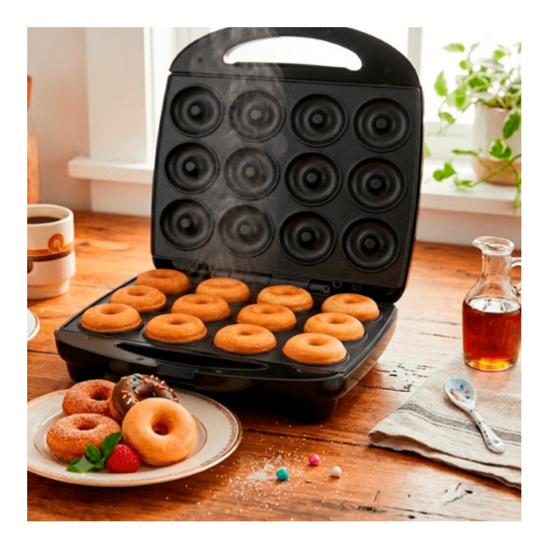 Máquina de Donas 4 Espacio 12 Porciones 1200W