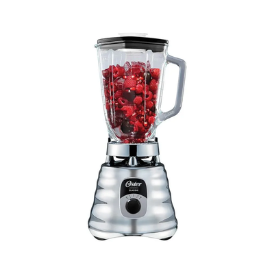 Licuadora 3 Velocidades Vaso de Vidrio 1.25 Litros Cromada clasica Oster