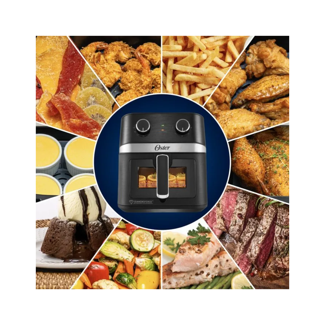 Freidora Con Perillas 6 Litros y Visor con luz interna Oster