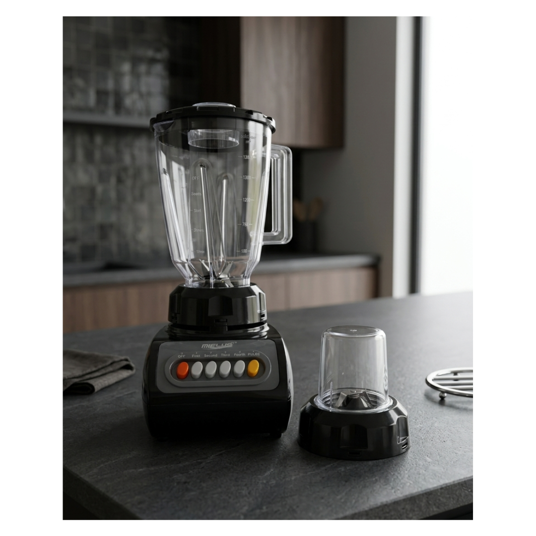 Licuadora ML Plus Vaso De Plástico Negra