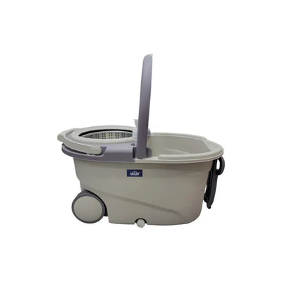 Mopa Giratoria de 16 Litros + Tobo Acero Inoxidable Beige Maxi