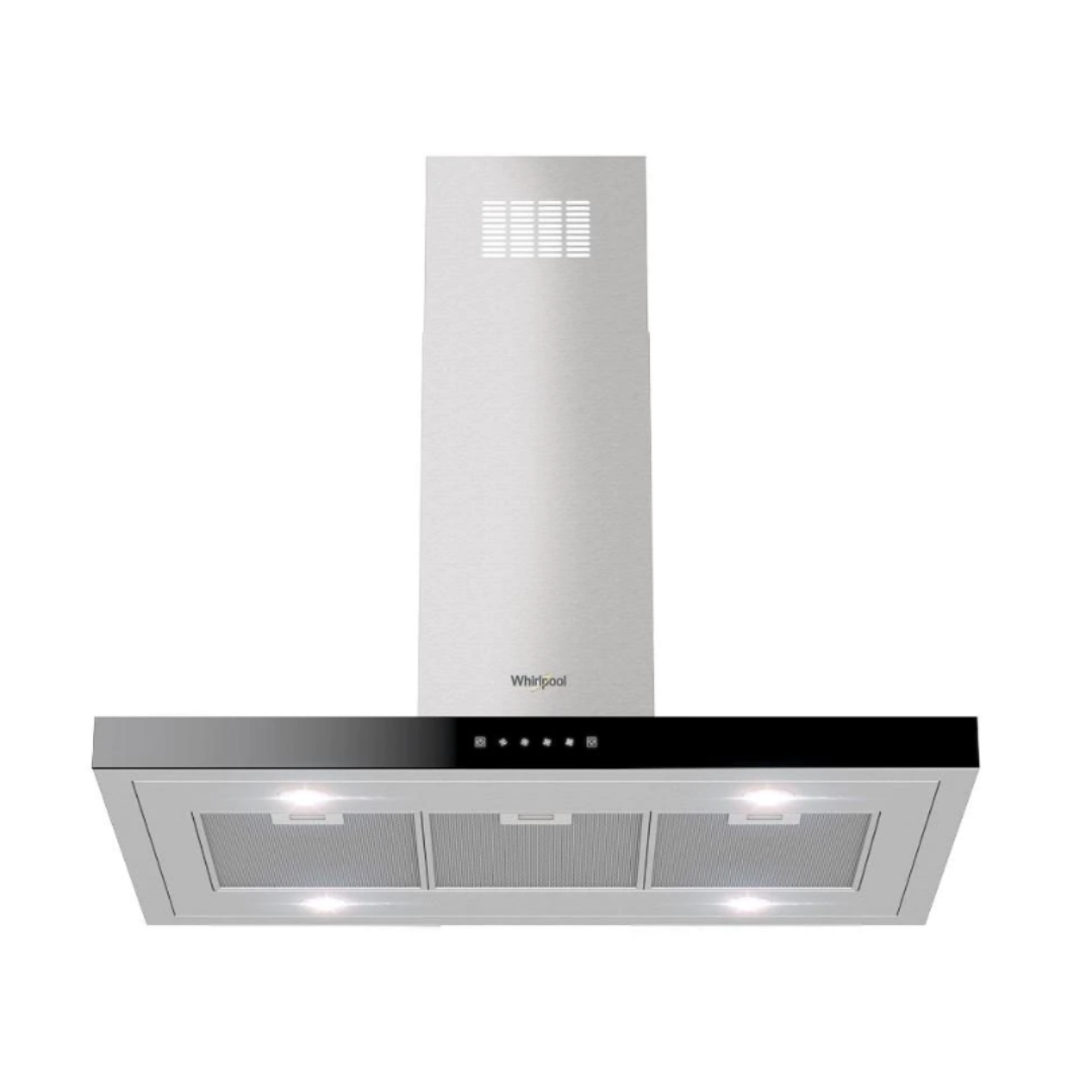 Campana De Isla de 100 cm de Acero Inoxidable Gris Whirlpool