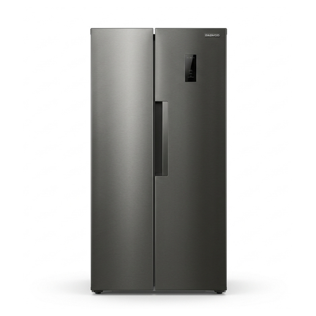 Nevera 2 Puertas Vertical 17 Pies Acero Inox DAEWOO
