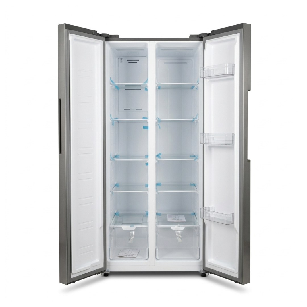 Nevera 2 Puertas Vertical 17 Pies Acero Inox DAEWOO