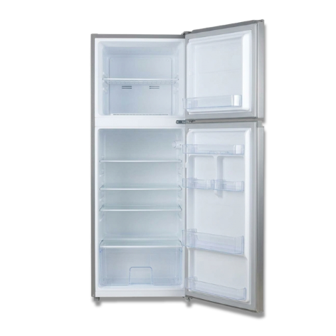 Nevera de 180 litros Con Escarcha Plateado GTONIC