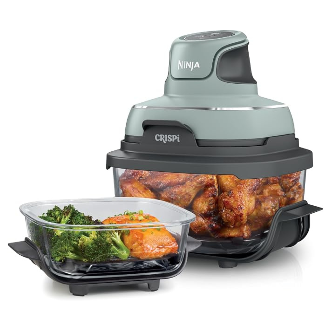 Freidora Portátil de Vidrio 1500W Verde Ninja