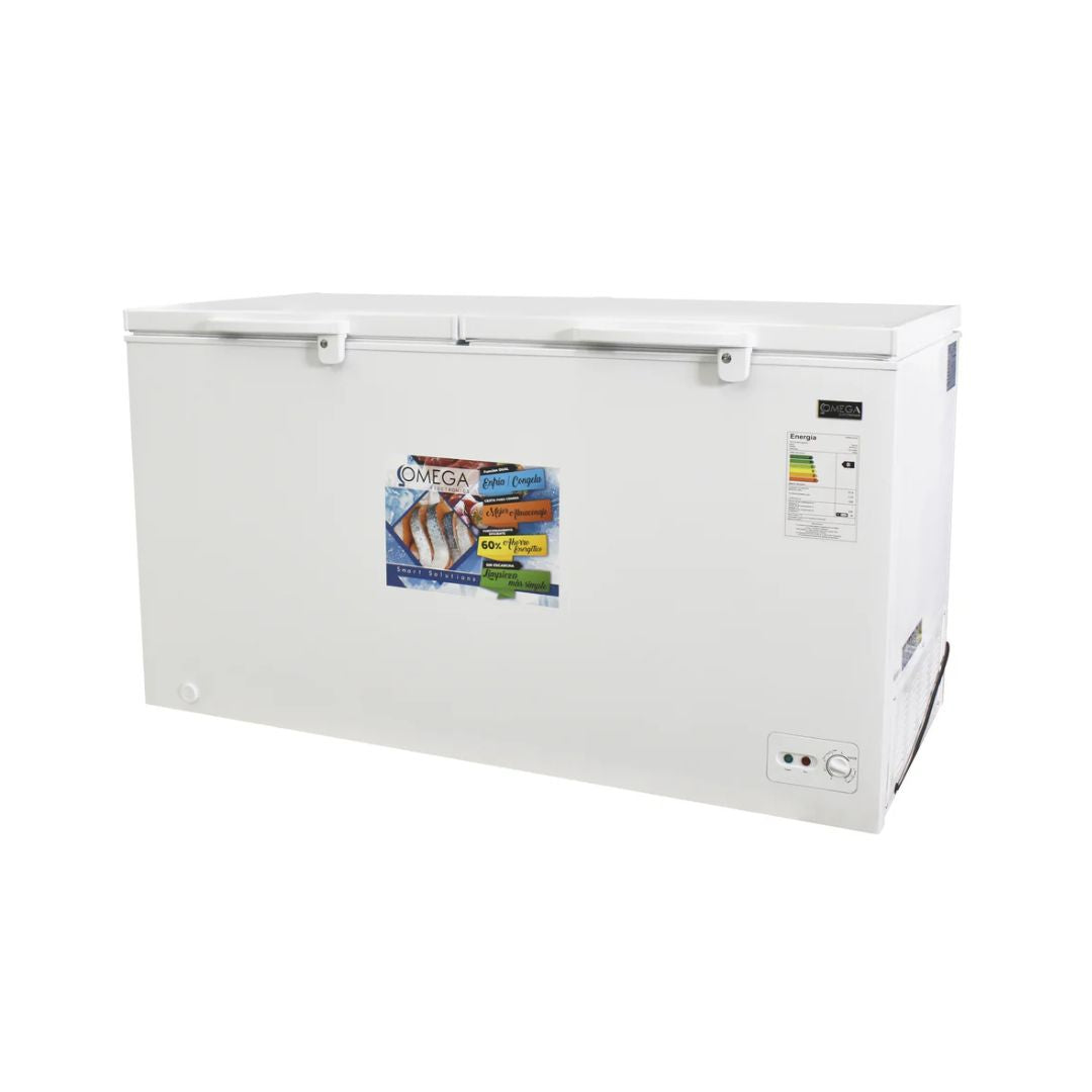 Congelador Horizontal Dual 508 Litros Semi Escracha 2 Puerta Omega