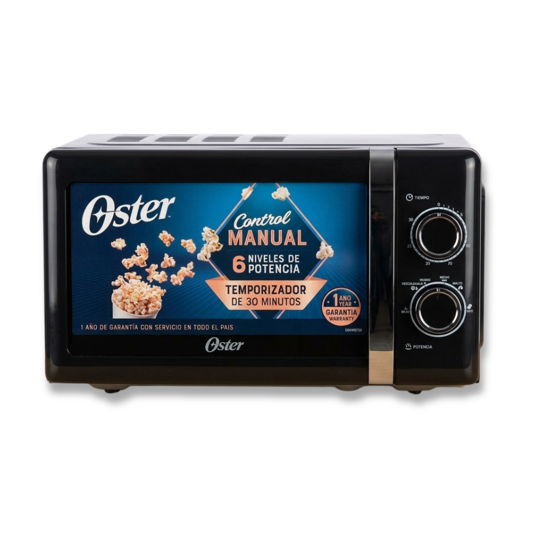 Microonda Con Perrillas 700W 20 Litros Negro Oster
