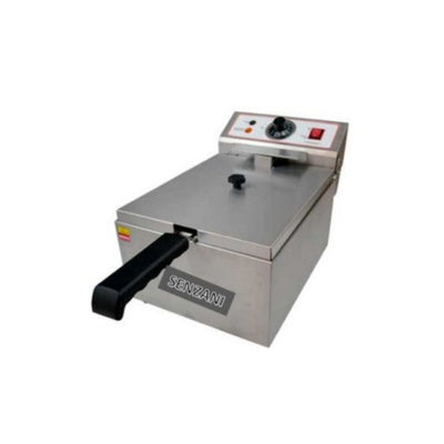 Freidora Eléctrica de Sobre mesa 5 Litros Acero Inoxidable Senzani