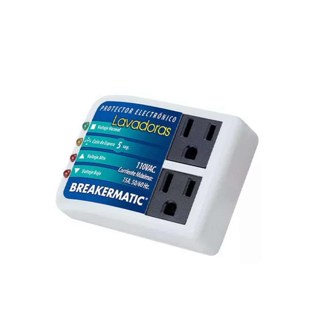 Protector electrónico para lavadoras 110v BREAKERMATIC