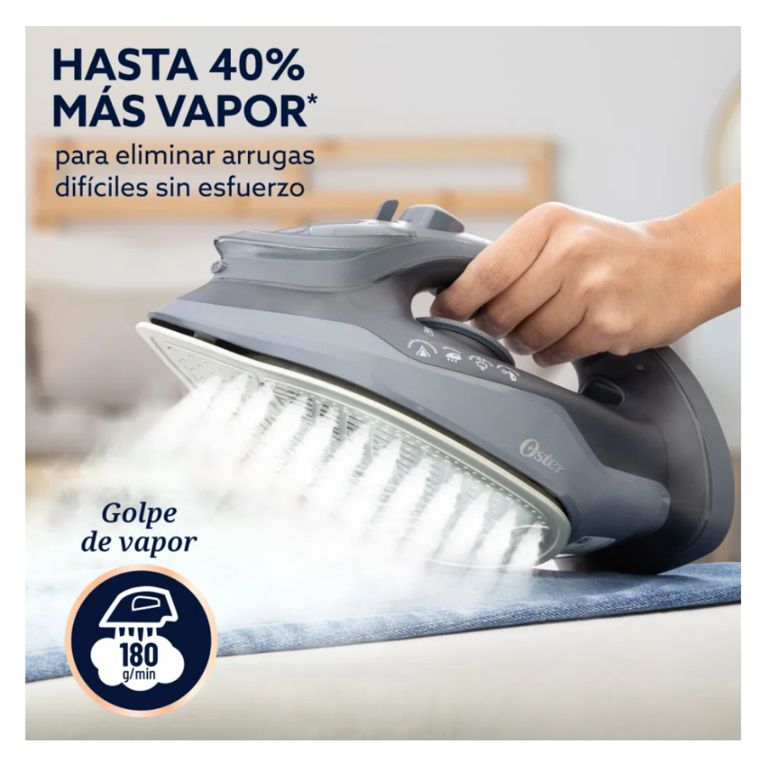 Plancha AEROGLIDE 1250W Cris Oscuro OSTER