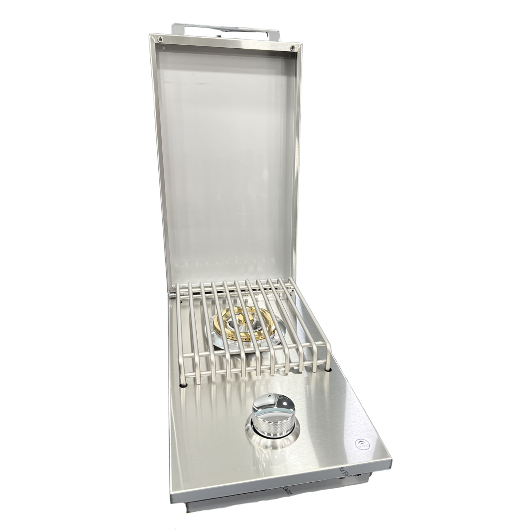 Quemador a Gas 1 Hornillas ( Interiores o Exteriores ) Acero Inoxidable  52 cm X 28 cm Aroha