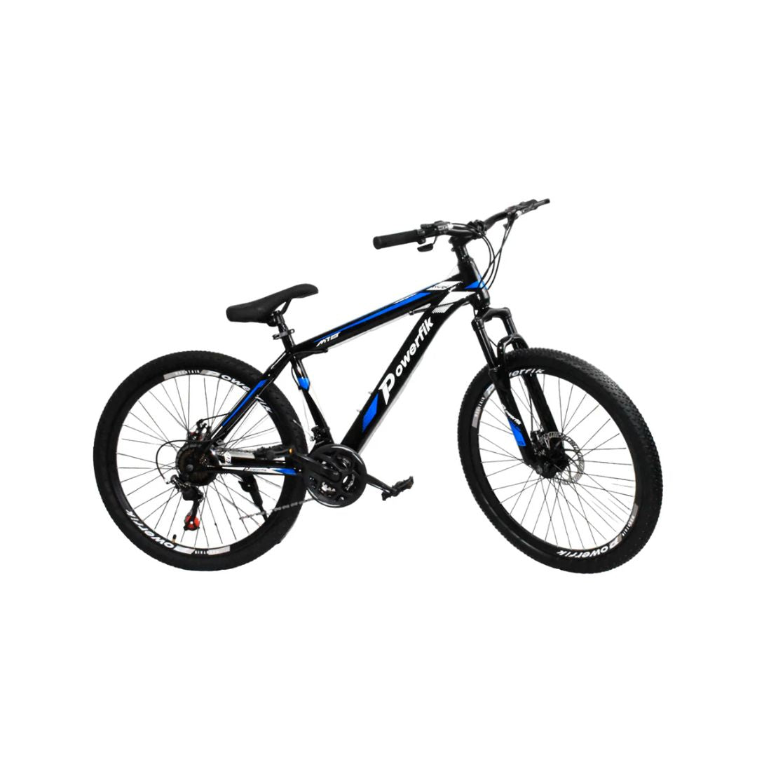 Bicicleta Montañera Rin 26 Negro Azul  Powerfik