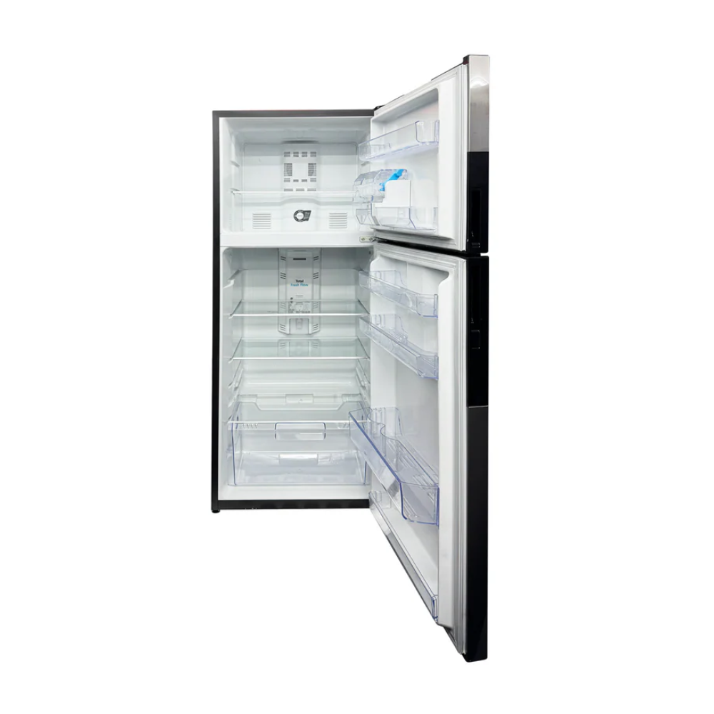 Nevera Top Mount 400 Litros 14 Pies Cu Fresh Flow Acero Silver Mabe