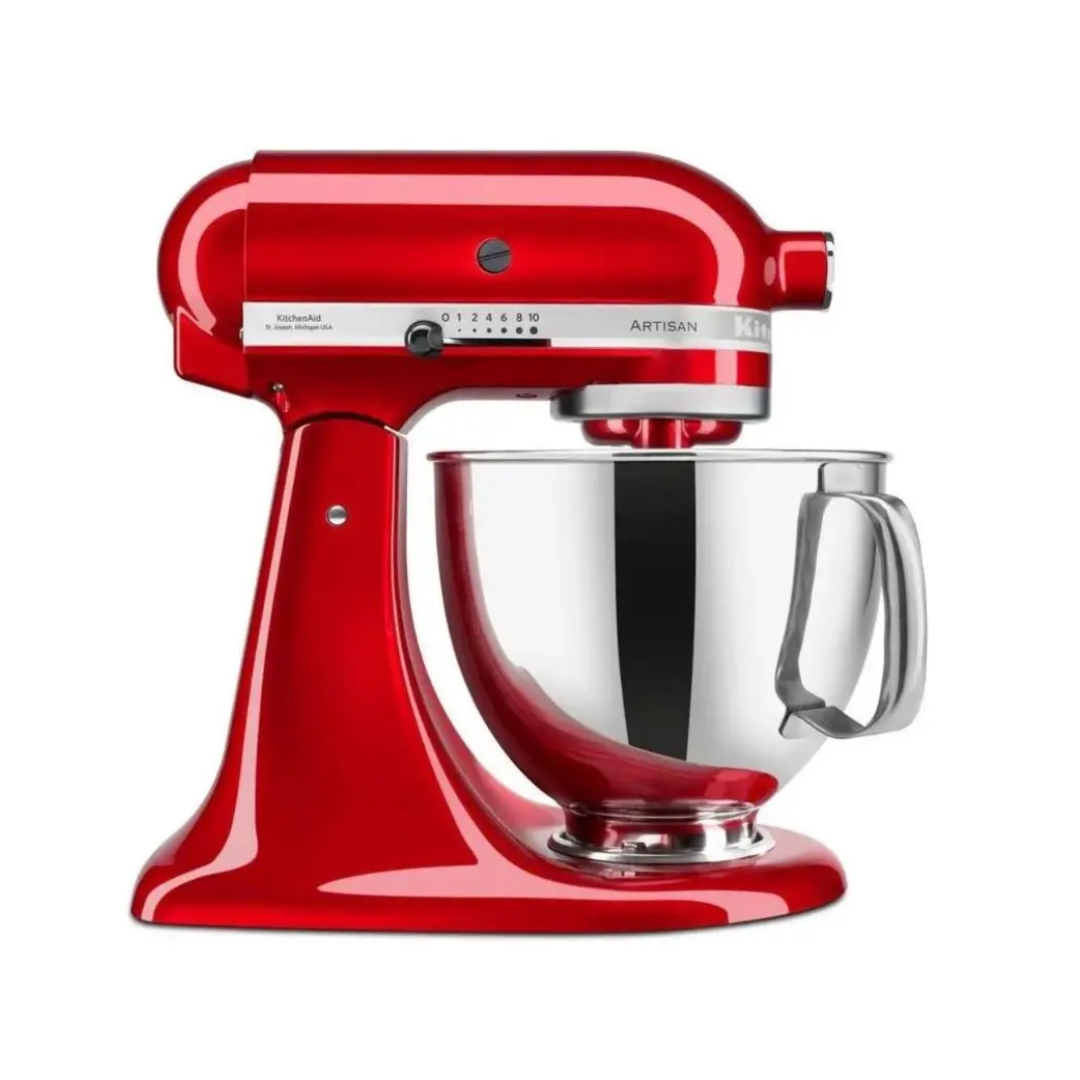 Batidora Artisan + Rebanador 4.7 Litros Roja 10 Velocidades Kitchenaid