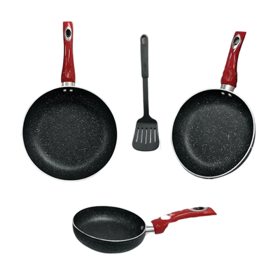 Juego de Sartenes 4 Pieza 16-20-26 cm Antiadherentes Sankey