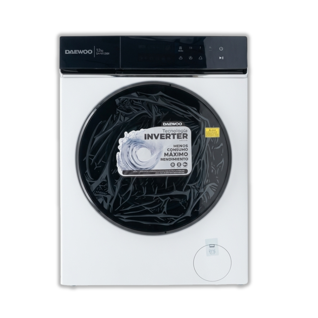 Lavadora Secadora C/Frontal 12KG Inverter Blanca DAEWOO