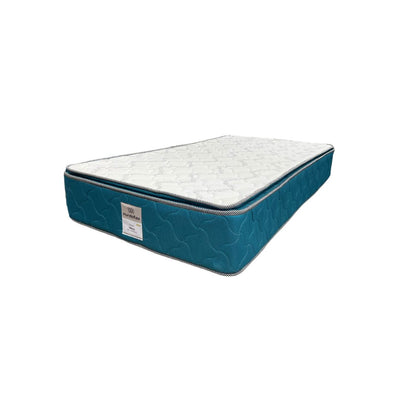 Colchón con Resortes Semi-Ortopédico Matrimonial con Pillow Siena Mundoflex