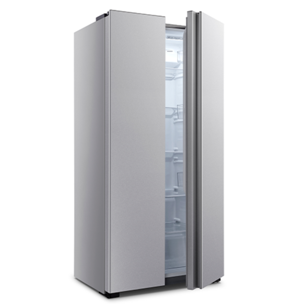 Nevera 2 Puerta Side By Side 428 Litros Inverter Silver  HISENSE