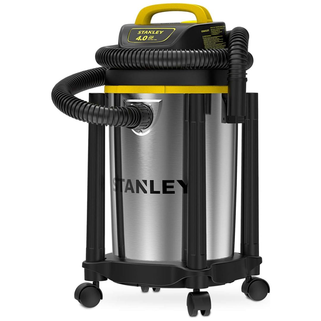 Aspiradora Húmeda y Seco 15 Litros 4HP Portátil Acero Inoxidable Stanley