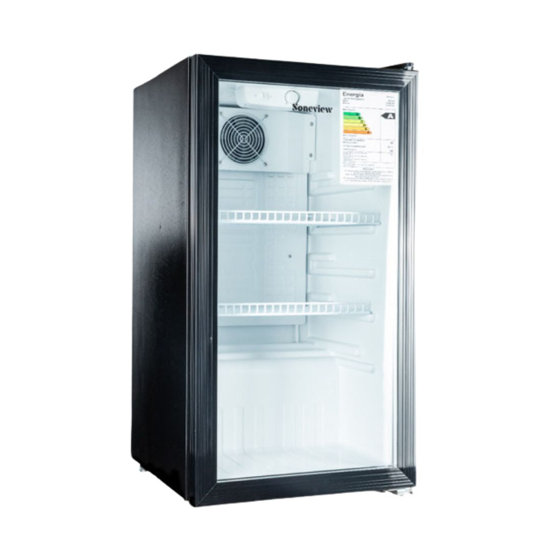Nevera Exhibidora 90 Litros Vertical Negra Soneview