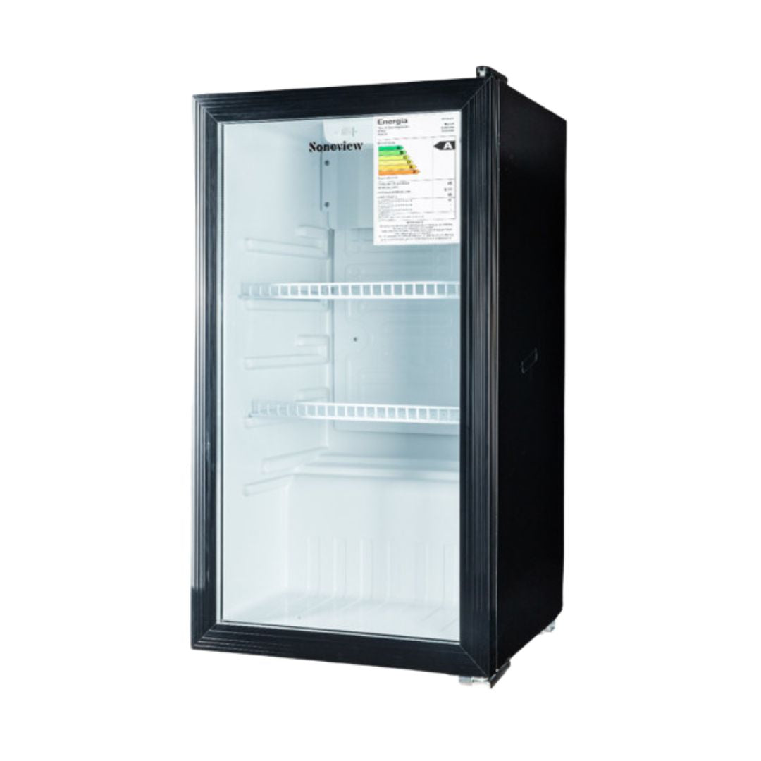 Nevera Exhibidora 90 Litros Vertical Negra Soneview