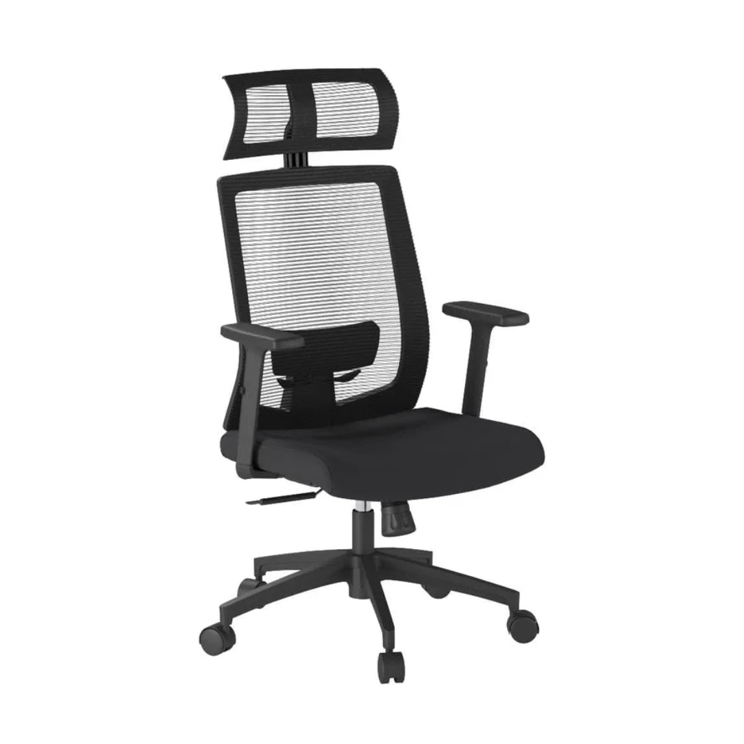 Silla Ejecutiva Gerencial con Malla y Cabecero Powerfik