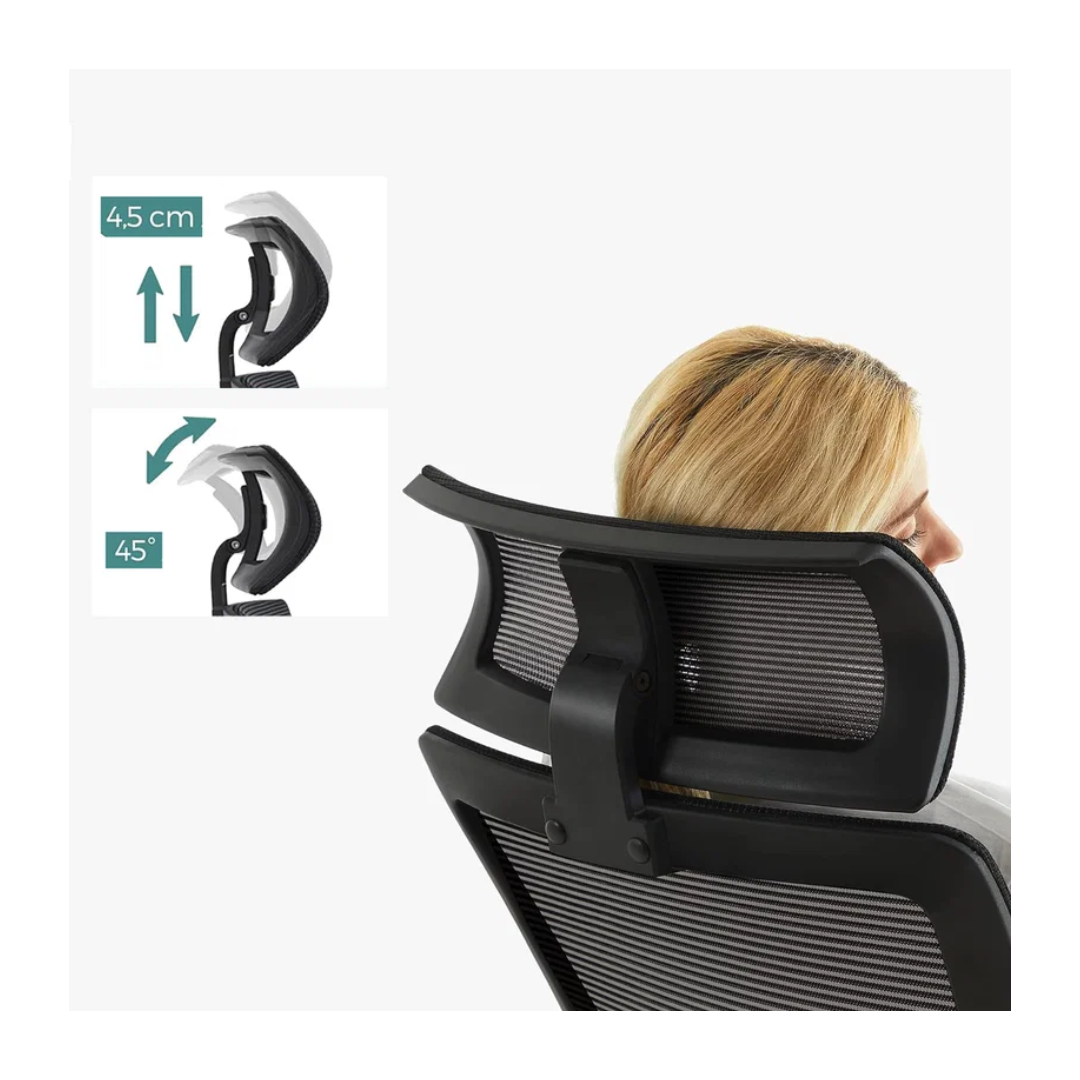Silla Ejecutiva Gerencial con Malla y Cabecero Powerfik