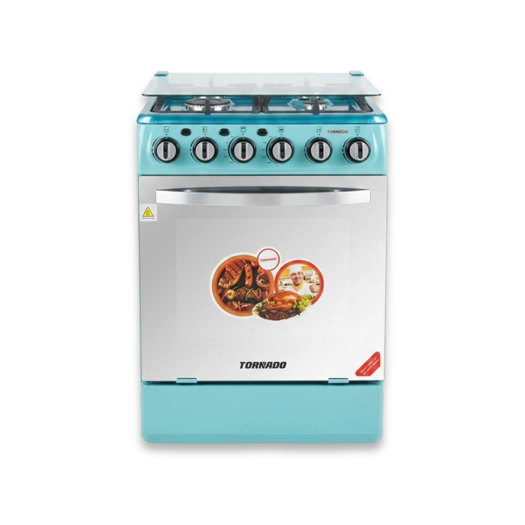 Cocina De 24 Pulgadas con Gratinador  Acero + Encendido +Luz Tornado