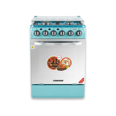 Cocina De 24 Pulgadas con Gratinador  Acero + Encendido +Luz Tornado