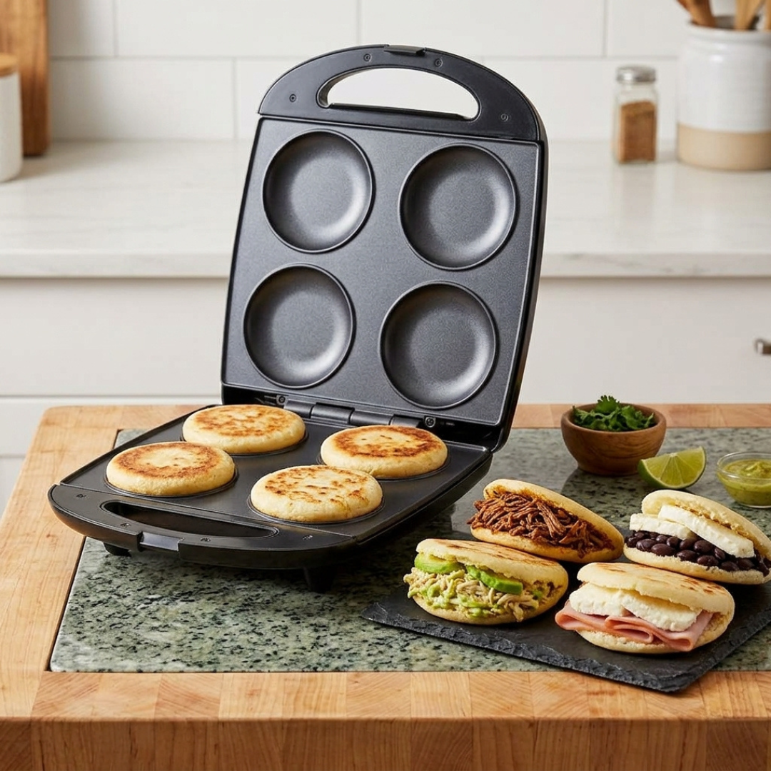 Tosty Arepa de 4 Anti-Adherente 1200W Admiral