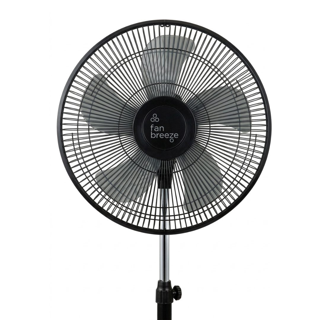 Ventilador De Pedestal 5 ASPAS 18" Negro FAN BREEZE