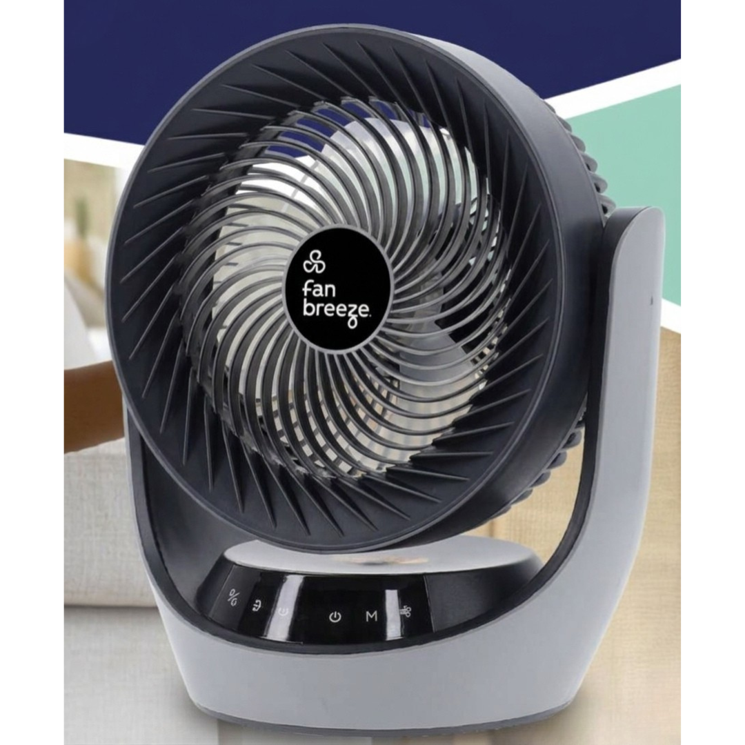 Ventilador Orbital de Mesa Recargable de 11 Pulgadas  FAN Breeze