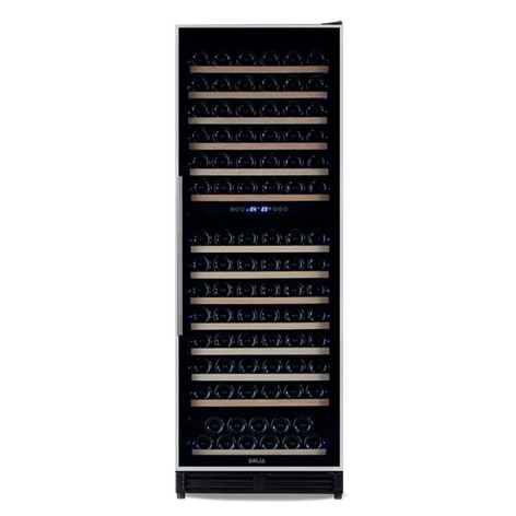 Vinera 154 Botellas Dual Temperatura Negra Drija