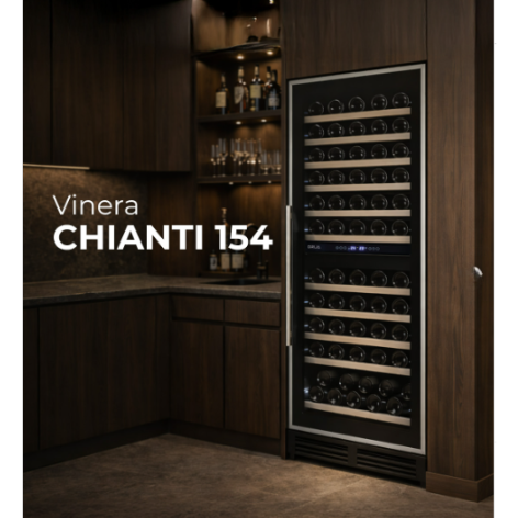 Vinera 154 Botellas Dual Temperatura Negra Drija