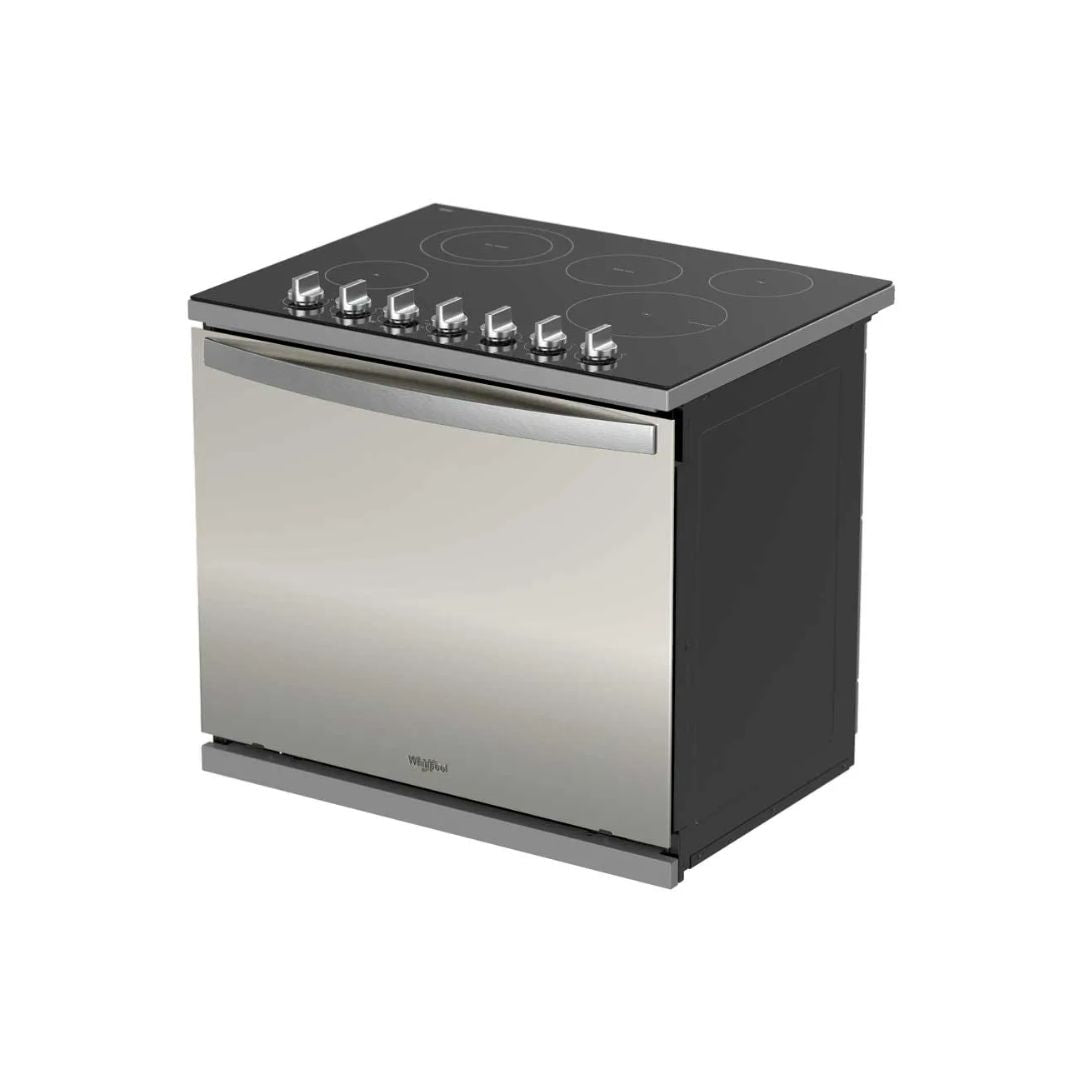 Cocina Eléctrica Para Empotrar Vitrocerámica/ Acero Inoxidable 30" (76 cm) 6 Hornillas Whirlpool