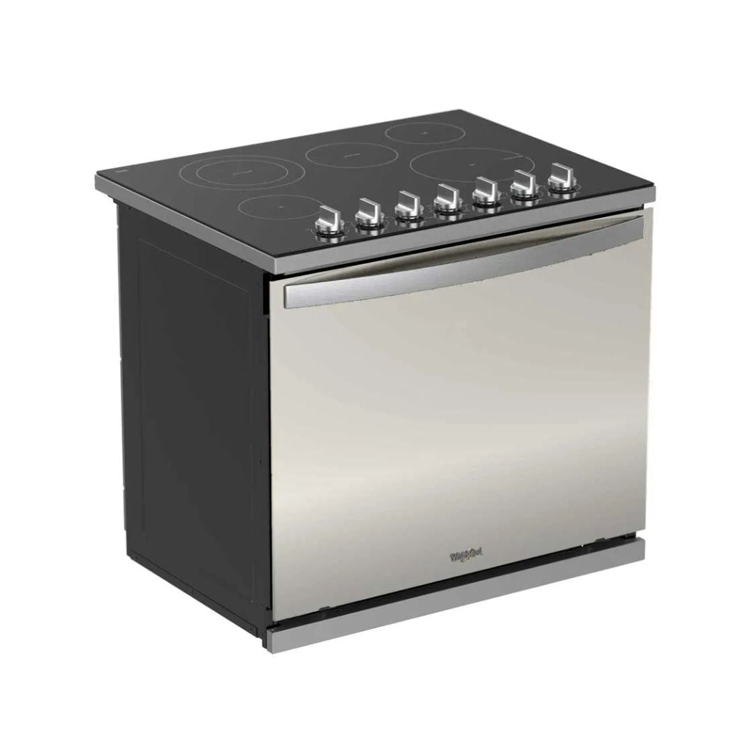 Cocina Eléctrica Para Empotrar Vitrocerámica/ Acero Inoxidable 30" (76 cm) 6 Hornillas Whirlpool